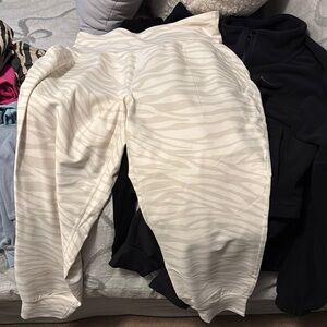 Chic Zebra Print Joggers